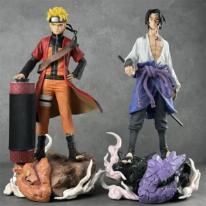 42cm NARUTO Uchiha Sasuke Spellmarks Knights League GK PVC Action Figure Anime Figure Model Toys Collection Doll Kids Gifts