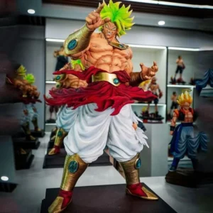 CK&Jt Statue Dragon Ball Z Broly Figure Ssj3 Broly Super Saiyan PVC Action Figures 27cm/19.69inch Collection Mode Toys Gifts