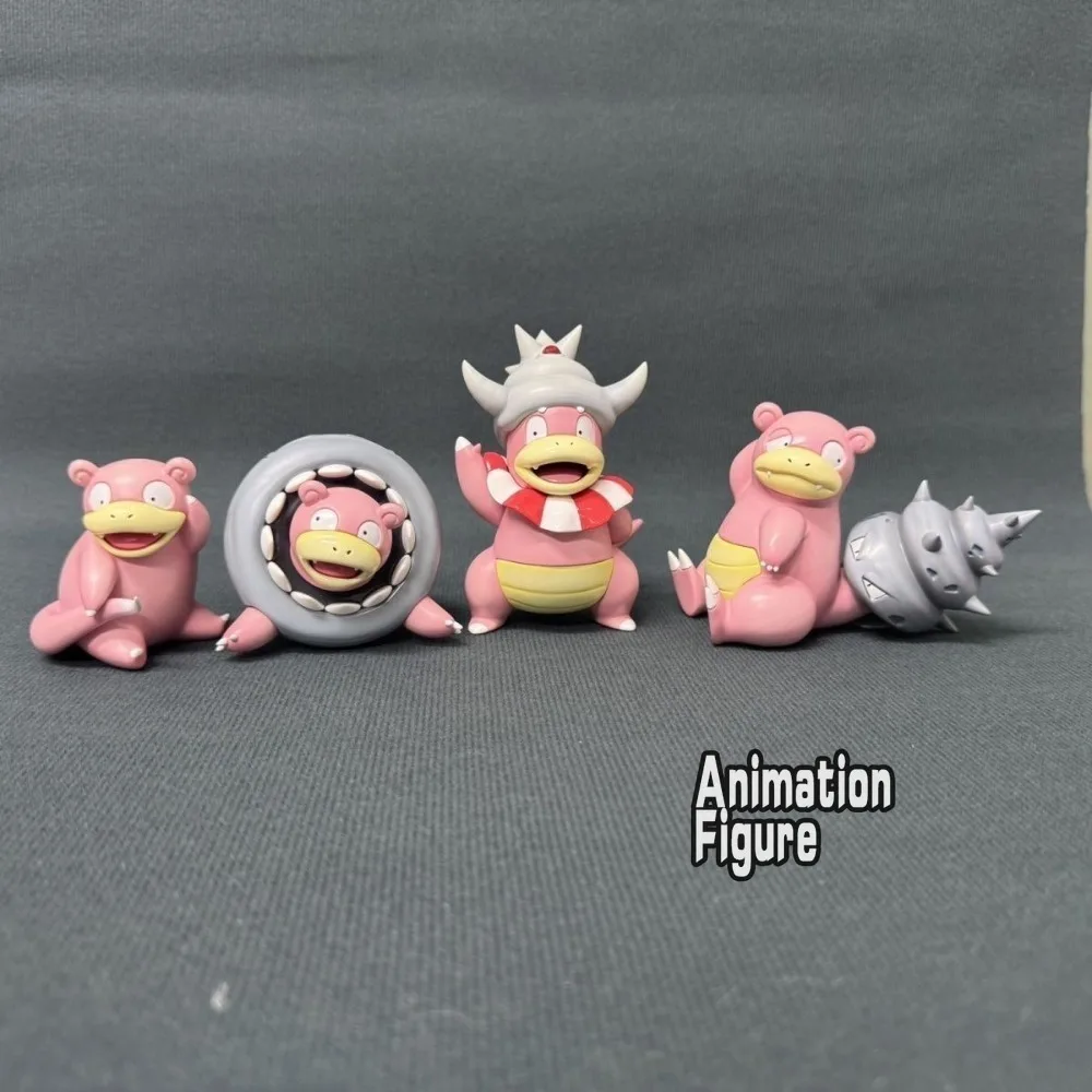 5.5-10cm Anime Pokemon Figure Slowpoke Combination Action Figures Pvc Statue Desktop Ornamen Collection Model Toys Gifts