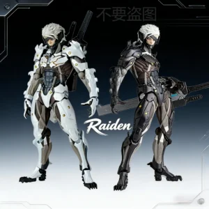 14CM hot Metal Gear Raiden articulated Action figure Metal Gear Character Model ornament Doll Statue Joint Movable game Toy Gift