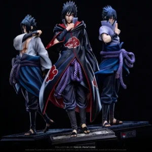 5 Styles Anime Naruto Figure Uchiha Sasuke Light Up Figure Scene Base Ninja Model Toy Collect Statue Desktop Ornament Boy Gift