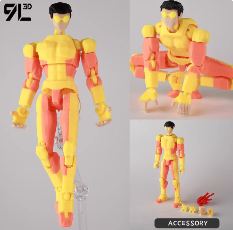9L3D Printed Invincible Anime Action Figures Lucky 13 Dummy 13 Multi-Jointed Superheroes Model Toy Collectible Ornaments Gift - Image 17