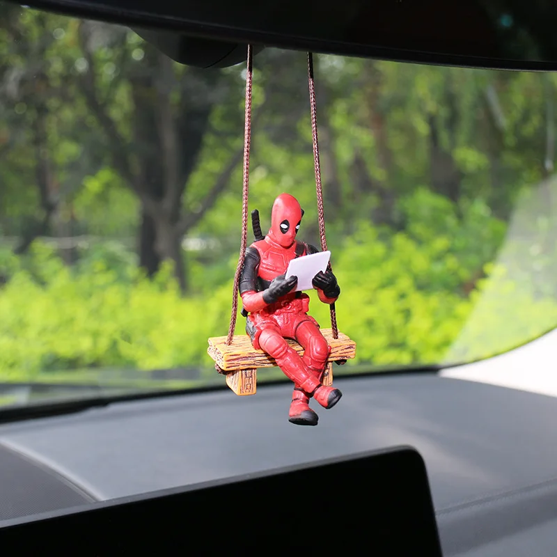 Deadpool 2 Action Figure X-Men Swing Posture Anime Doll Car Charm Decoration PVC Collection Figurine Kids Toys