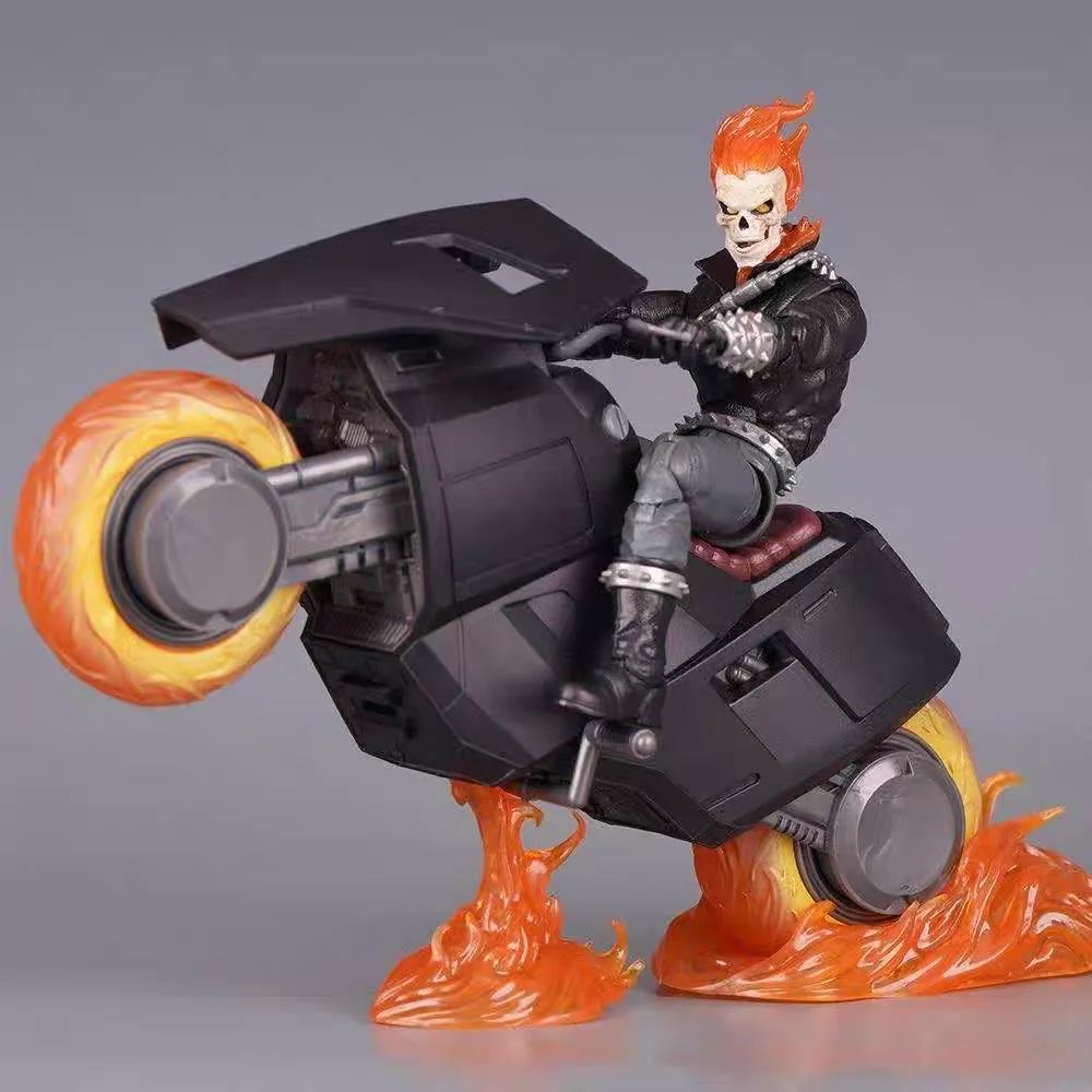 Marvel Ko 85th Anniversary Ghost Rider & Hell Cycle 6” Articulated Action Figure Set – Marvel Legends Collectors Edition