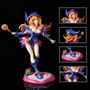 Yu-Gi-Oh! Dark Magician Girl Anime Figure PVC Action Figure Collectible Model Doll Toys for Boys Girls Gift Desktop Decoration