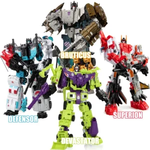 HaiZhiXing Defensor Bruticus Superion Devastator IDW 5IN1 6 IN 1 HZX 30CM Transformation Robot Toys NO BOX Sets Action Figure