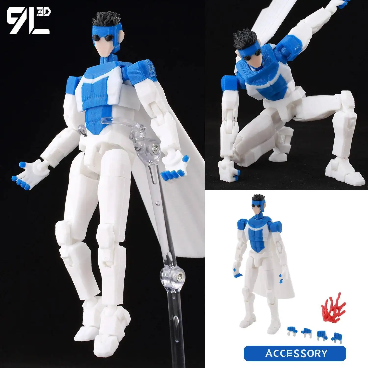 9L3D Printed Superheroes Invincible 2.0 Anime Multi-Jointed Shapeshift Toys Action Figures Mannequin Model Ornaments Gifts - Image 29