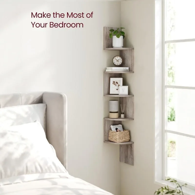 Wall-mounted Multi-layer Floating Shelf, Storage Display Rack for Home, Bedroom, Living Room, Office