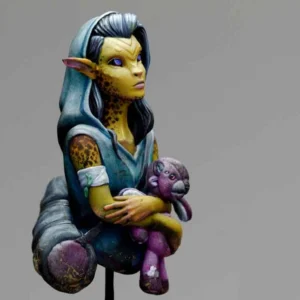 1/12 SEEKING REFUGE, Resin Model figure Bust, GK, Fantasy theme, Unassembled and unpainted kit