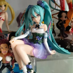 New 15cm Hatsune Miku Morning Glory Fairy Anime Figure PVC Action Model Ornament Noodle Stopper Collectible Toy Gift