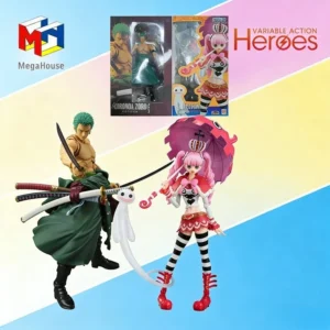 Mega House Original Variable Action Heroes One Piece Perona Past Blue Collectible Movable Action Figure Toys Gifts for Boys