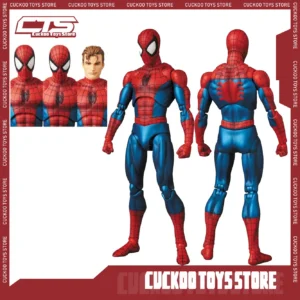 New CT Toys Spiderman Figure Mafex 075 The Anazing Spider-Man Comic Ver Mafex 185 Action Figure Figurine Anime Model Toy Gift