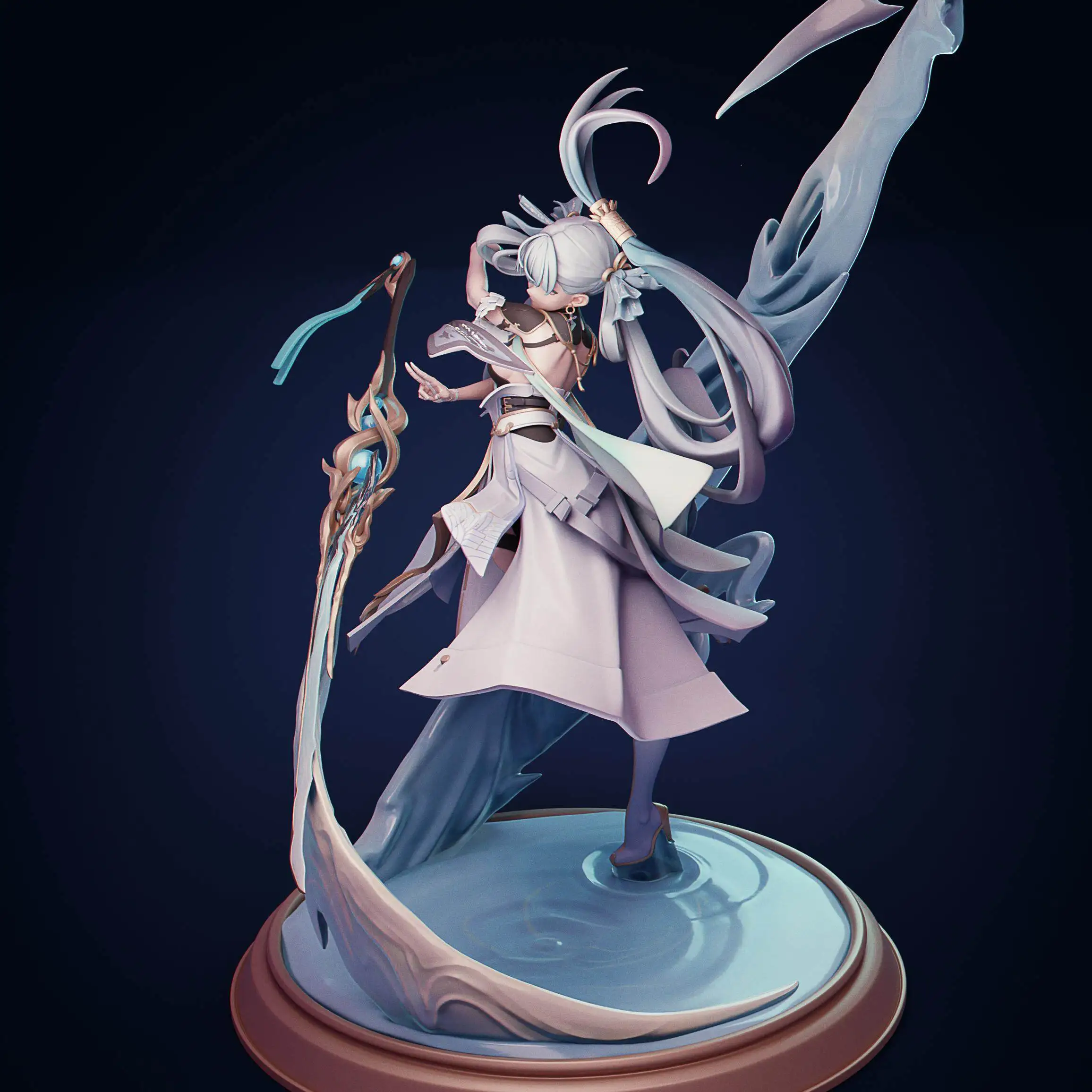 New Model Toy Wuthering Waves Jinhsi Game Figures Collectible Character Sculpture Anime Figurine Action Statue Presale