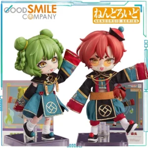 GSC Genuine NENDOROID-SERIES Sticky Earth Baby Chinese Style Zombie Twins Collectibles of Finished Movable Models As A Gift