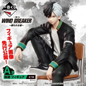 15CM Anime WIND BREAKER Sakura Haruka Figure Kaji Ren Noodle Stopper Figure Sitting Model Toy Gifts Doll Aciton Figure