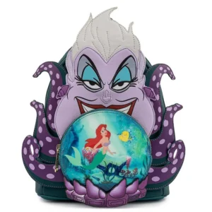 Disney Villains Curse Your Hearts Double Strap Shoulder Bag Womens Purse Children's Convenient Backpack Girl Gifts