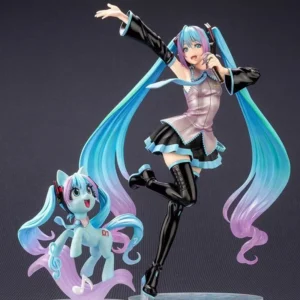 2pcs/set 20CM 2024 New Anime Hatsune Miku Cute Kawaii Manga Statue PVC Figure Collectible ornament Model Toys doll gifts