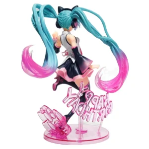 23CM Anime Hatsune Miku Figure Vocaloid Miku Love Action Figure Manga Kawaii Statue Dolls Model Toys for Girl Gift