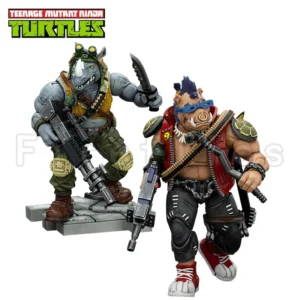 [Pre-Order]1/18 JOYTOY Action Figure Turtles Beebop Rocksteady Re-issue Version Anime Model Toy