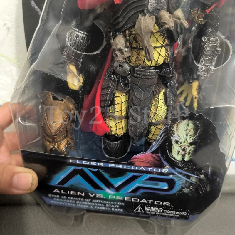 Alien Figure AVP Alien Predator Elder Predator Action Figure Anime Collection Movie Toys Doll Christmas New Years Gift