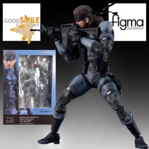 GSC Genuine Figma Anime Figure #645 Solid Snake 160mm Action Figure Toys for Boys Kids Gift Collectible Model Ornaments