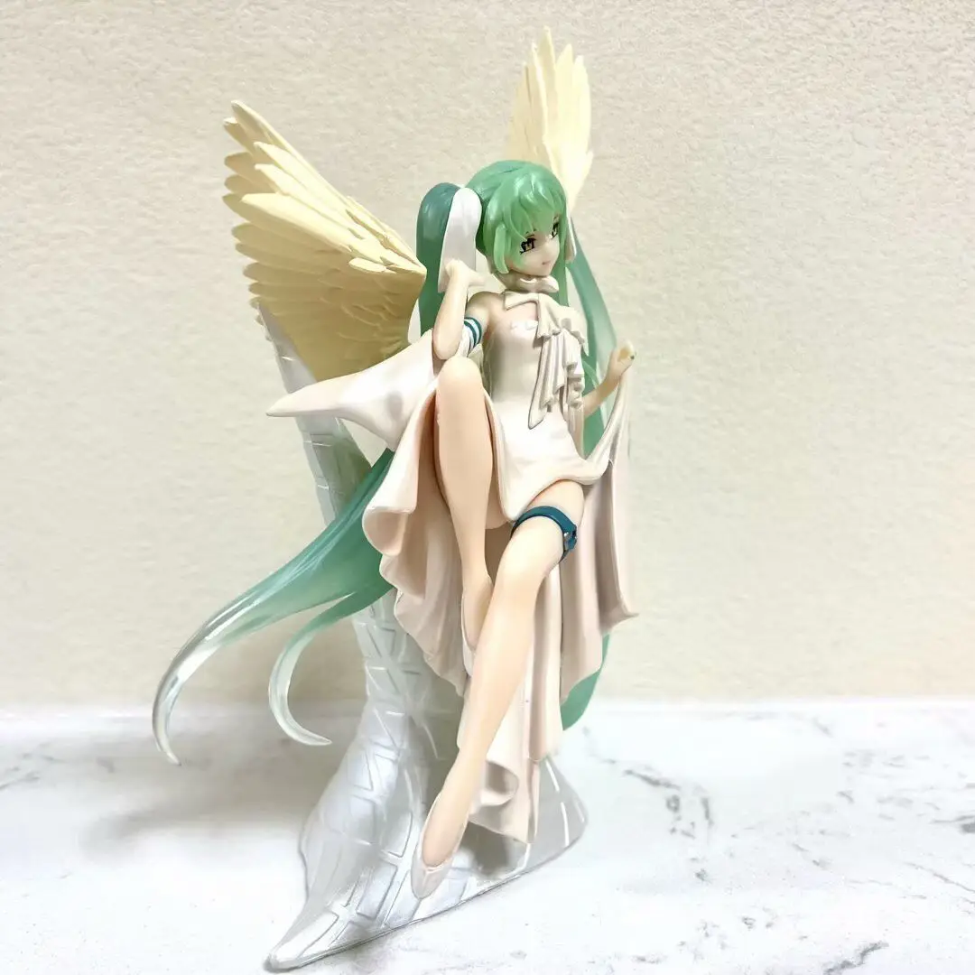 17cm Hatsune Miku Anime Figure Light And Dark Beautiful Angel Girl Action Figure PVC Collectible Model Doll Ornaments Toys Gifts - Image 5