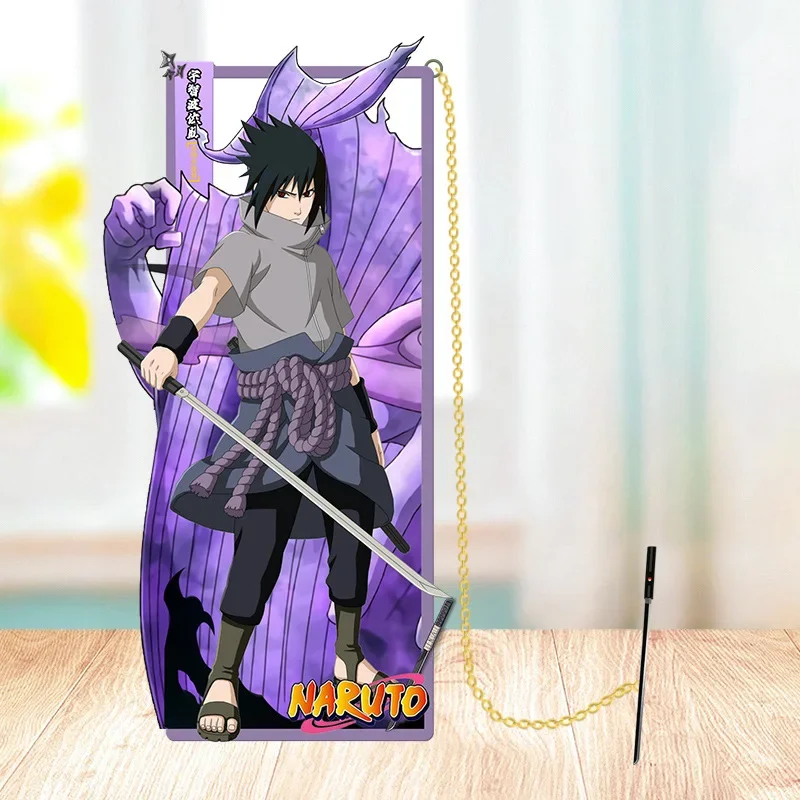 Anime Naruto Metal Bookmarks Cartoon Sasuke Itachi Kakashi Action Figures Collection Card Book Marks Toys for Children Gifts - Image 6