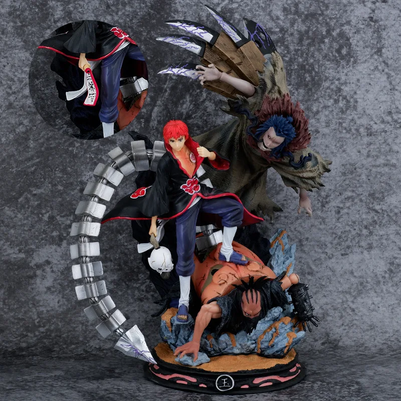 40CM Anime Akatsuki Akasuna no Sasori Deidara Orochimaru PVC Action Figure Game Statue Collection Model Kids Toys Doll Gifts