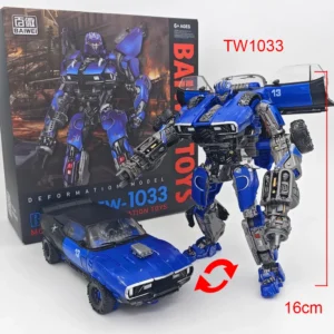 BAIWEI Dropkick TW1033 Blue Warrior Transformation Toys KO SS46 Anime Action Figure Robot Car Model