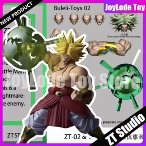 ZT STUDIO 1/12 ZT02 Dragon Ball Broly Anime Action Figures Ancient Warrior Green Broly Figure Collection Model Toys Gifts