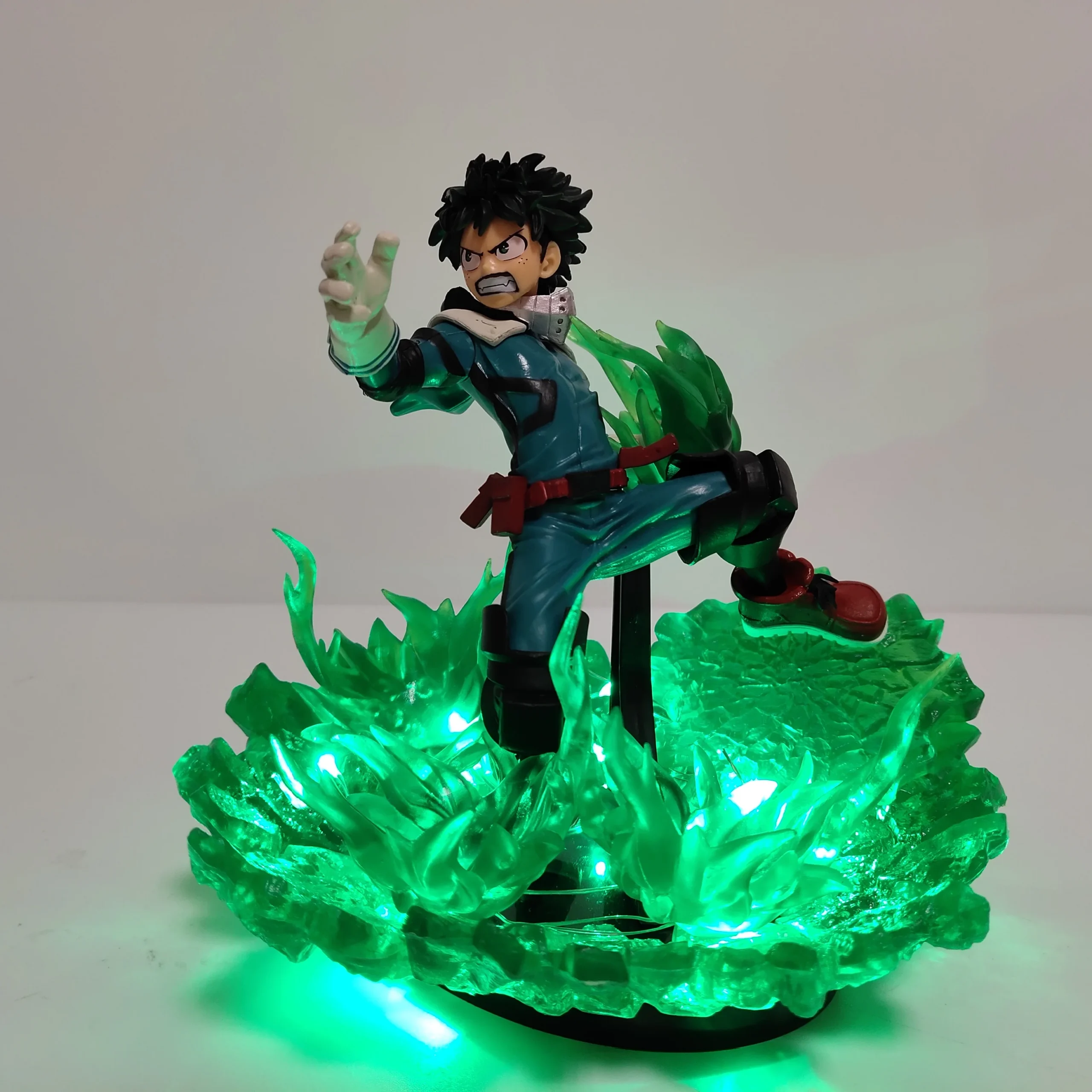 My Hero Academia Anime Midoriya Izuku & Bakugou Katsuki Lamp Led Bulb Action Figures Model Figurine Figure & Base & Lamp DIY - Image 7
