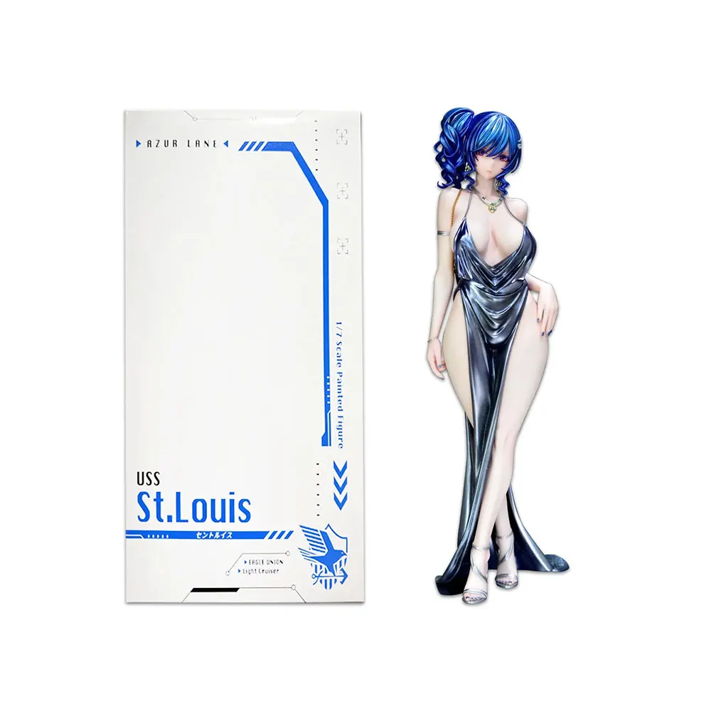 26CM Anime Game Azur Lane USS St. Louis Figure Dress Standing Anime Model Toy Gift Collection Decorative Ornaments PVC - Image 6