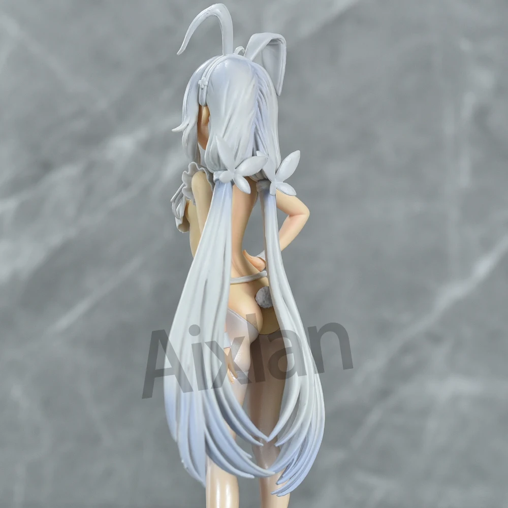 Aixlan Azur Lane Figure MNF Le Malin 26cm Lazy White Rabbit PVC Action Figure Amine Adult Anime Girl Statue Collectible Figurine - Image 5
