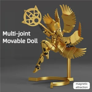 Magnetic Multi Jointed Movable Robot 3D Printed Toy 13 Action Figure Full Body Movable Mecha Assemble Toys Gifts For Children