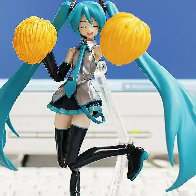 New Figma 114 Hatsune Miku Anime Girl Figure Figma 014 Virtual Singer Miku Joint Movable Model Kids Toys Doll Collection Gifts - Image 5