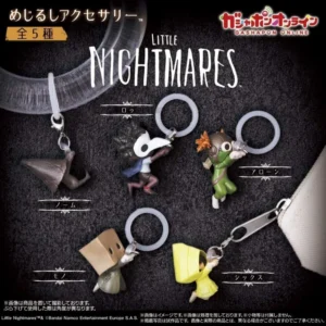 Bandai Original Gashapon Toy Little Nightmares Symbol Peripheral Pendant Character Styling Capsule Toys Anime Figure Model Gifts