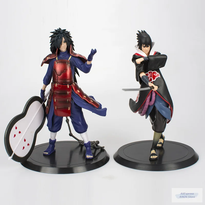 18cm Shippuden Uchiha Madara Actions Figures Face Change PVC Statue Model Japan Anime Gifts Figures Colection Toys