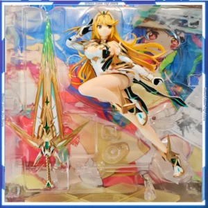 Hot Xenoblade Chronicles 2 Figure Pyra Action Figures Mythra Figurine Pvc Gk Statue Model Doll Collect Decor Toys Birthday Gift