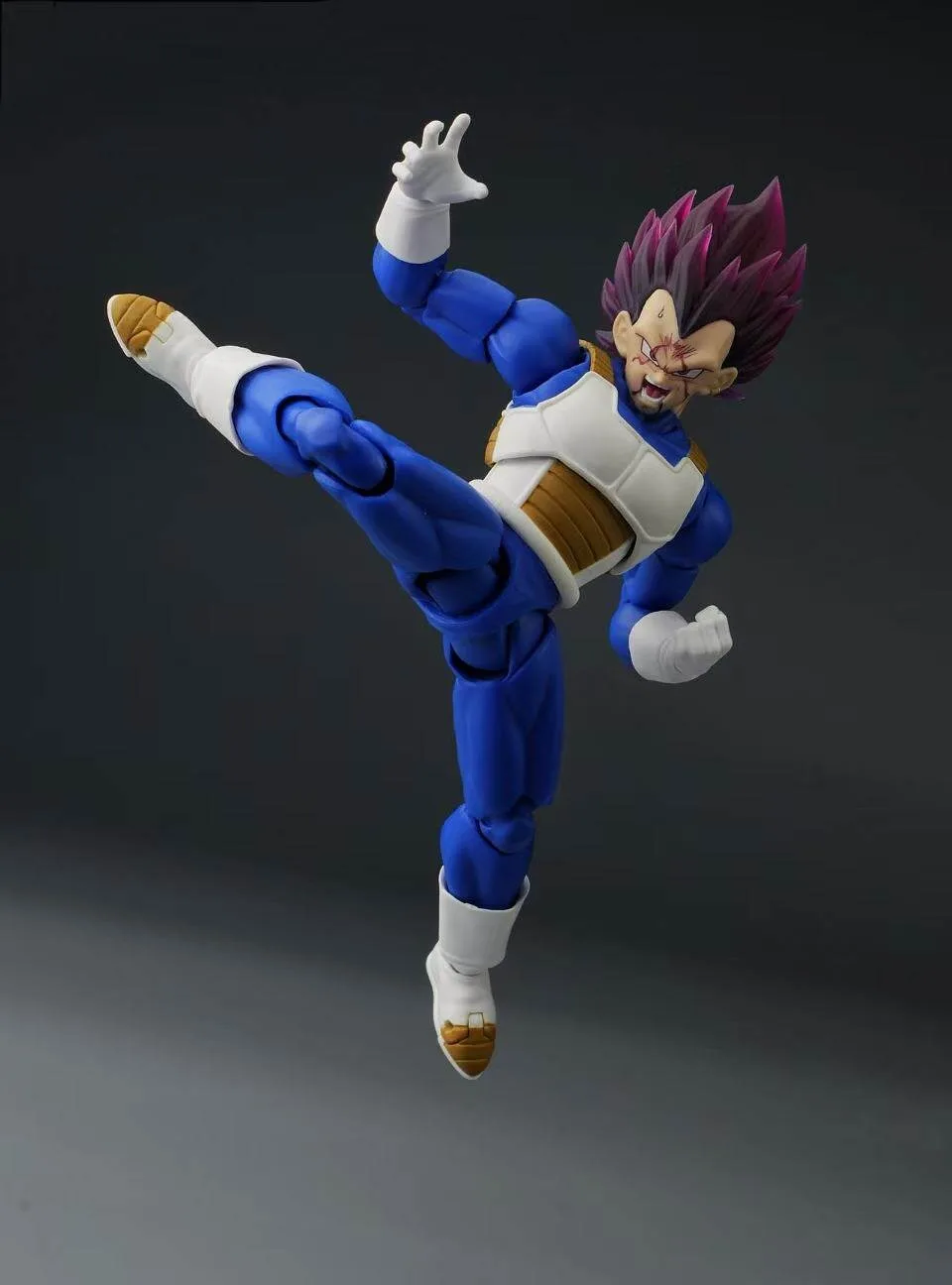 In Stock Air&OQ Studio SHF Dragon Ball Vegeta Air&OQ001 A/B/C God of Destruction Vegeta Head Pack Anime Model Toys