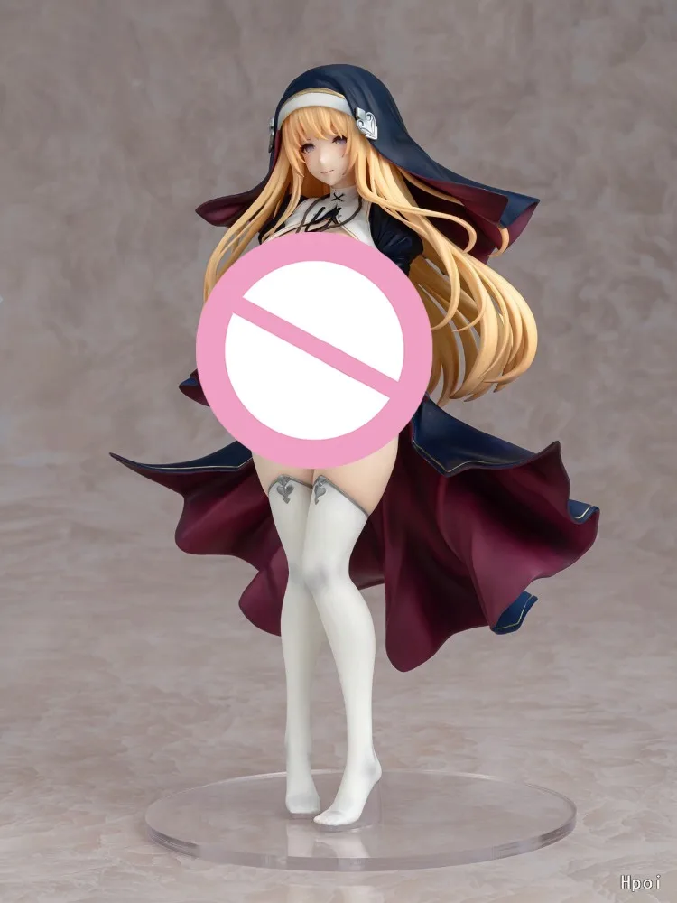 Maxcute Anime Sexy Figures Nun Charlotte 1/6 Ver. PVC Action Figure 18 ± for Collection Gift Model Toys 26CM