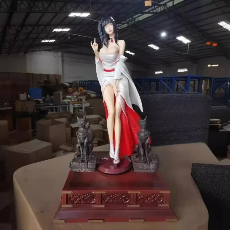 60cm NARUTO Figures Hyuga Hinata Action Figurine Ver. GK Anime Action Collection PVC Figure Statue Model Toys for Kids Gifts