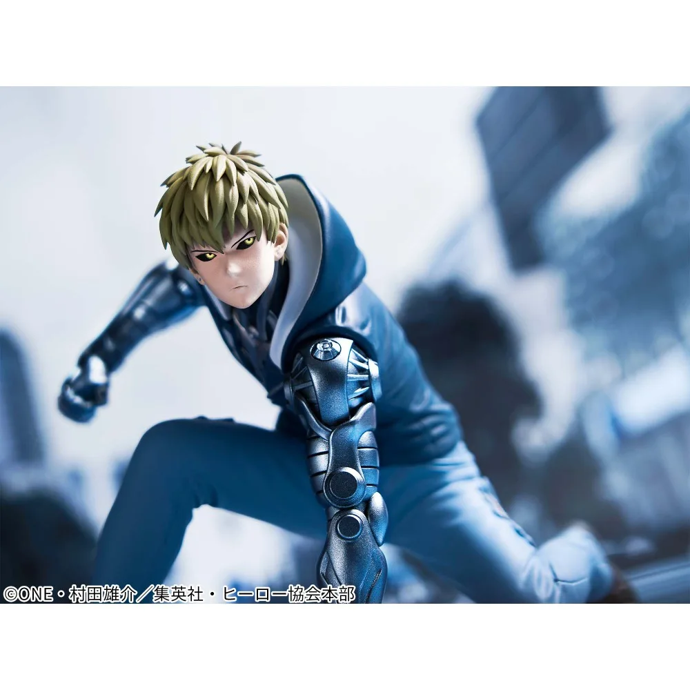 In Stock Bandai Original Genuine Banpresto Anime One Punch Man Genos Demon Cyborg 11cm Collection Model Toy Figure Birthday Gift - Image 3