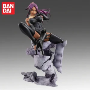 In Stock Bandai Original Megahouse Bleach Shihouin Yoruichi Action Figure Model Doll Brand New Boxed Anime Characters Toys Model