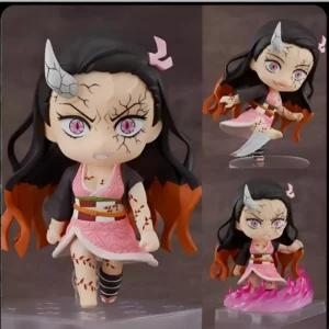 Demon Slayer Nendoroid Action Figures Tanjiro Kamado Nezuko Shinobu Kocho Mitsuri Kanroji Dolls Anime Fans Collectible Gift