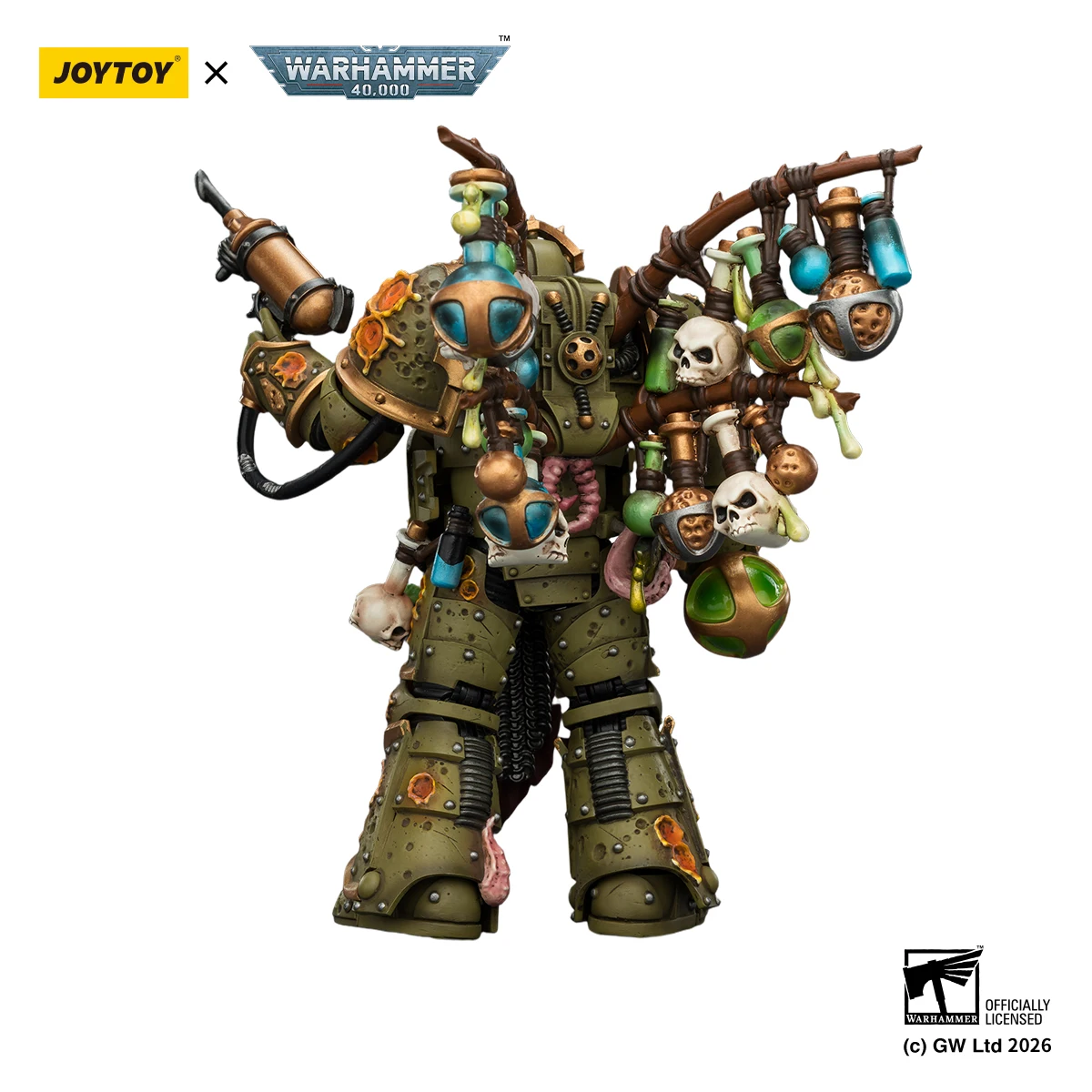 [Pre Order]JOYTOY 1/18 Action Figures Death Guard Biologus Putrifier Figures Toys Model