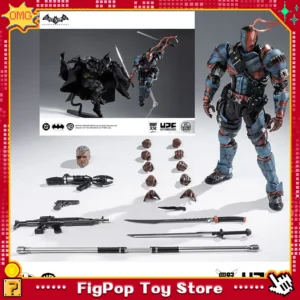 In Stock LPZZ 1/12 ROUNO CUEURE DC002 Deathstroke Arkham Knight Action Figure Model Movable Collectible Model Anime Figures Toys