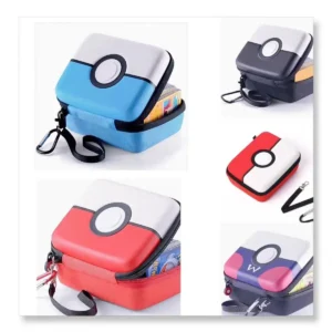 400Pcs Pokemon Game Cards Capacity Cards Holder Album Hard Case Card Holder Book Earphone Storage Box Christmas Gifts