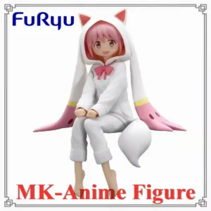 Original Furyu Puella Magi Madoka Magica Anime Kaname Madoka Nightwear Noodle Stopper Anime Figures Action Figure Gift Figurine
