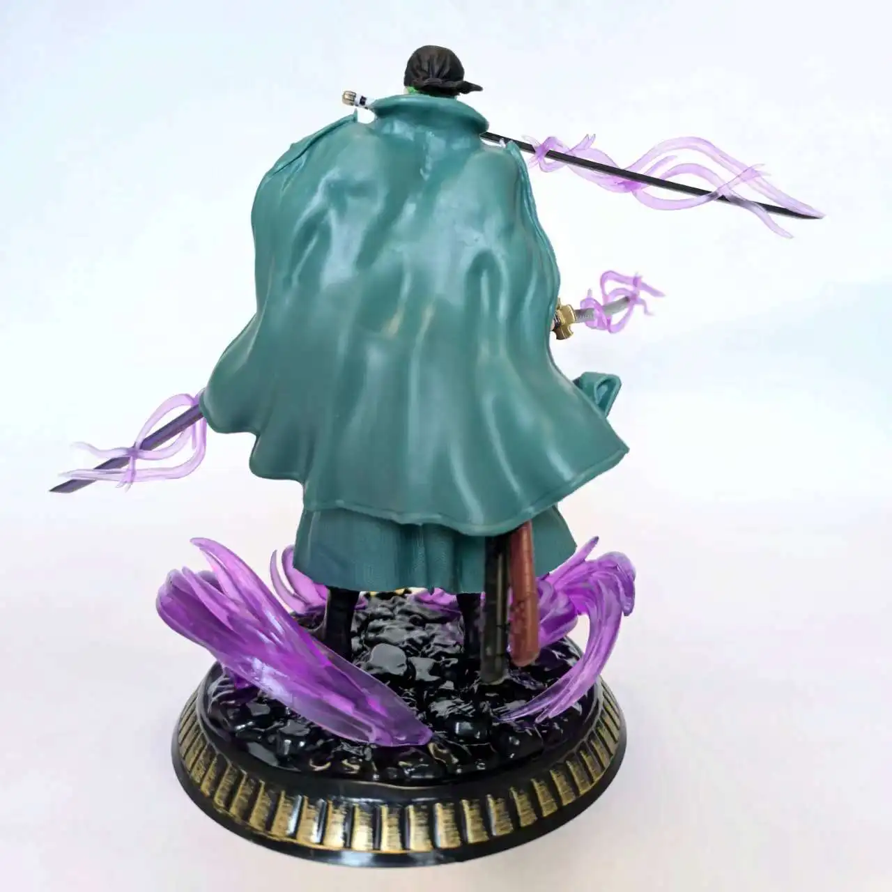 Small Blood Bathing Roronoa Zoro Action Figure – One Piece Anime PVC Statue Three Sword Style Asura GK Model Collectible Toy Gif