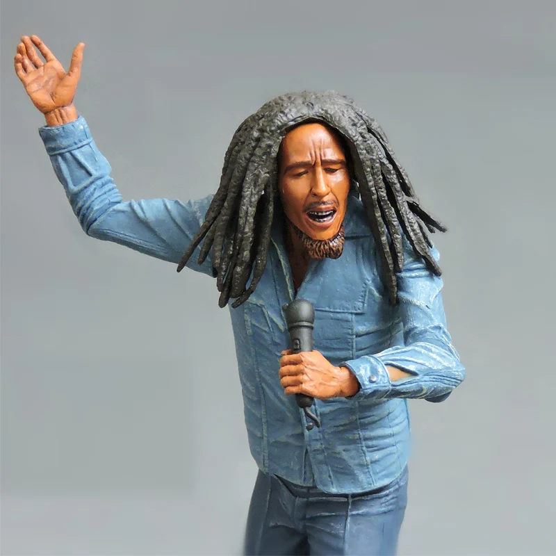 Spot Reggae Music Pioneer Marley Fashion Figurine Figurine Model Trendy Desktop Ornament A Favorite Item For Fans Birthday Gift